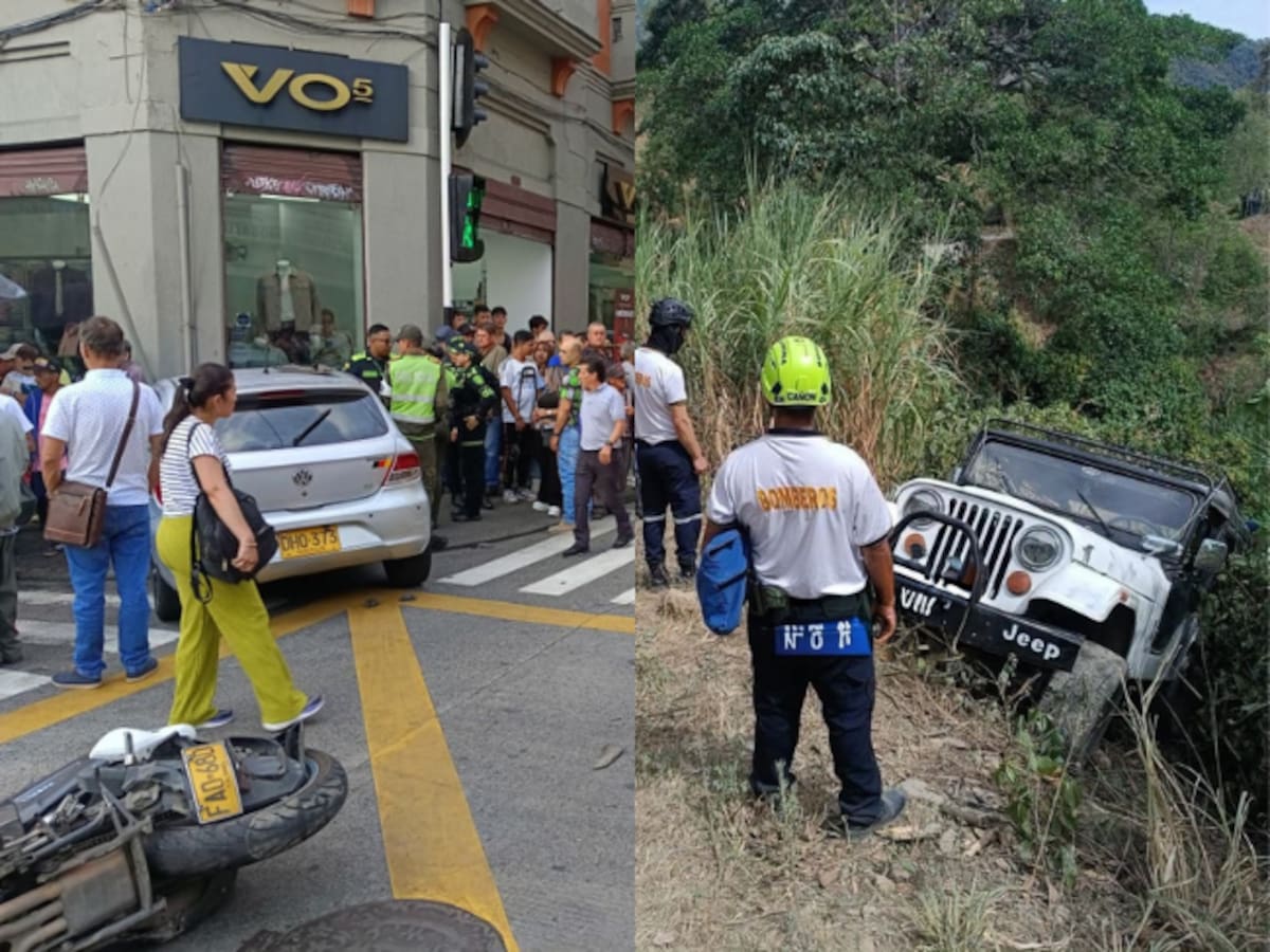 14 personas han resultado heridas en dos siniestros viales en Caldas durante el puente festivo