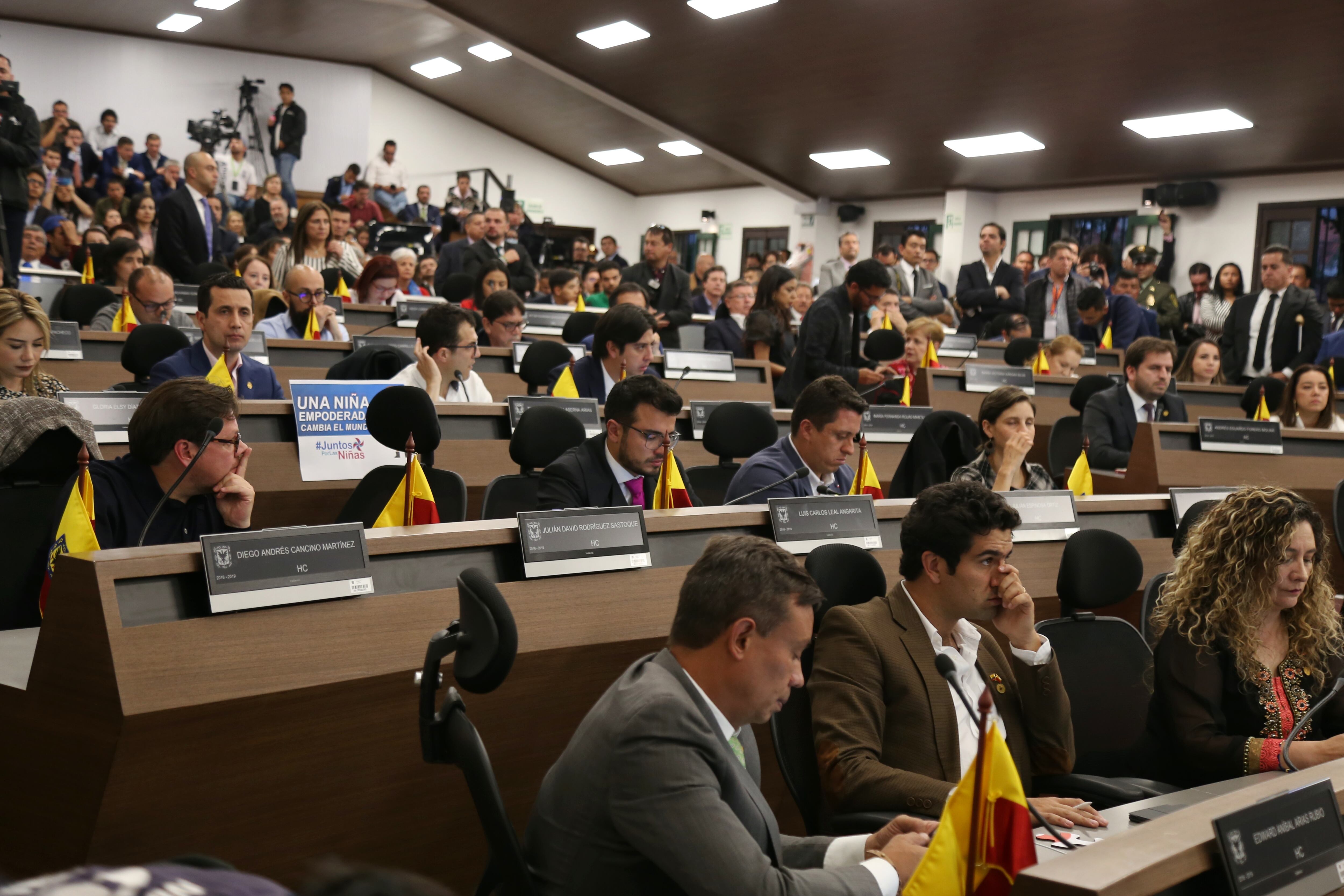 Instalación del Concejo de Bogotá de enero de 2019 / Foto: Colprensa