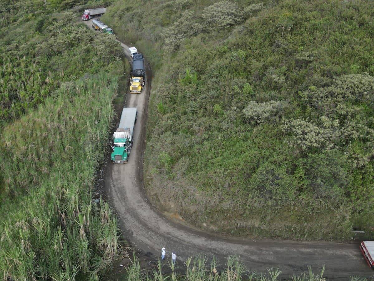 Ruta alterna en el sur del Cauca superó prueba piloto con automotores vacíos