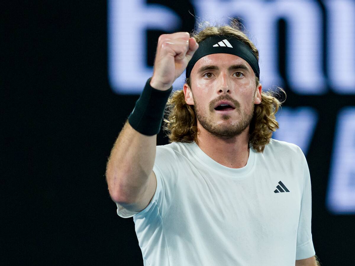 Tsitsipas se impuso a Lehecka y va por las semifinales del Abierto de Australia