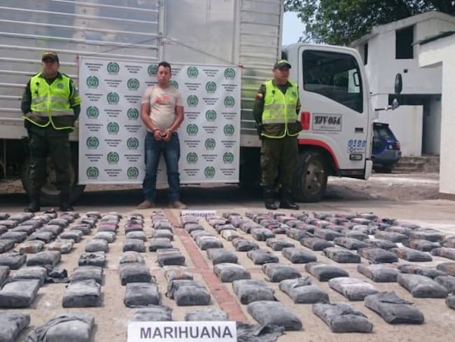 Incautan cargamento de marihuana en el Tolima