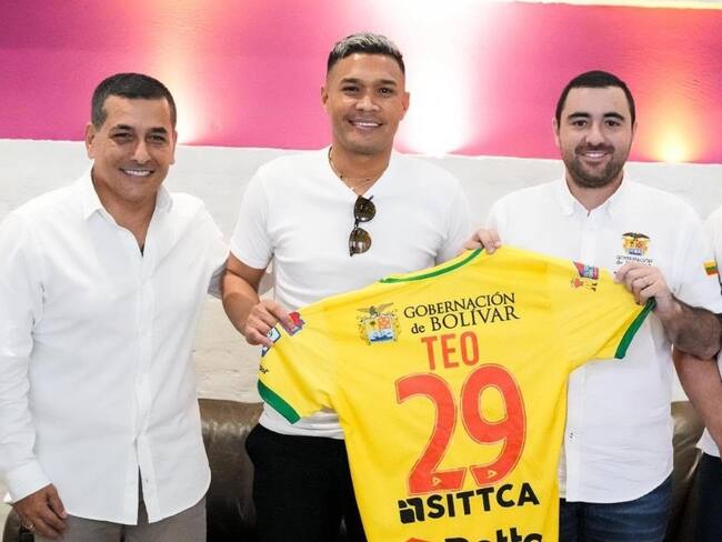 Teófilo Gutiérrez, nuevo jugador del Real Cartagena