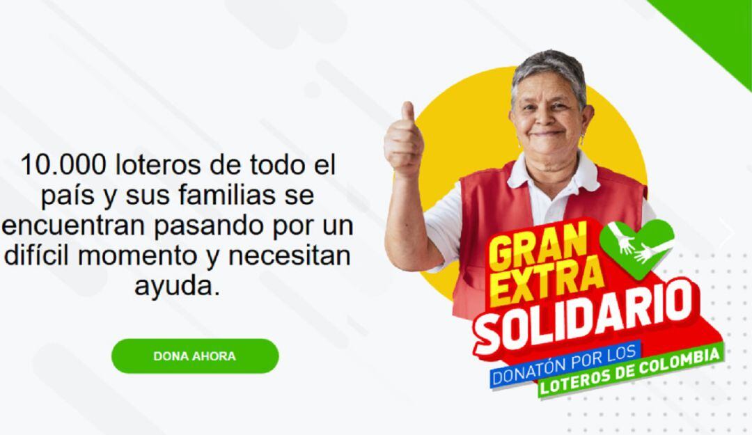 Donatón para los loteros del país