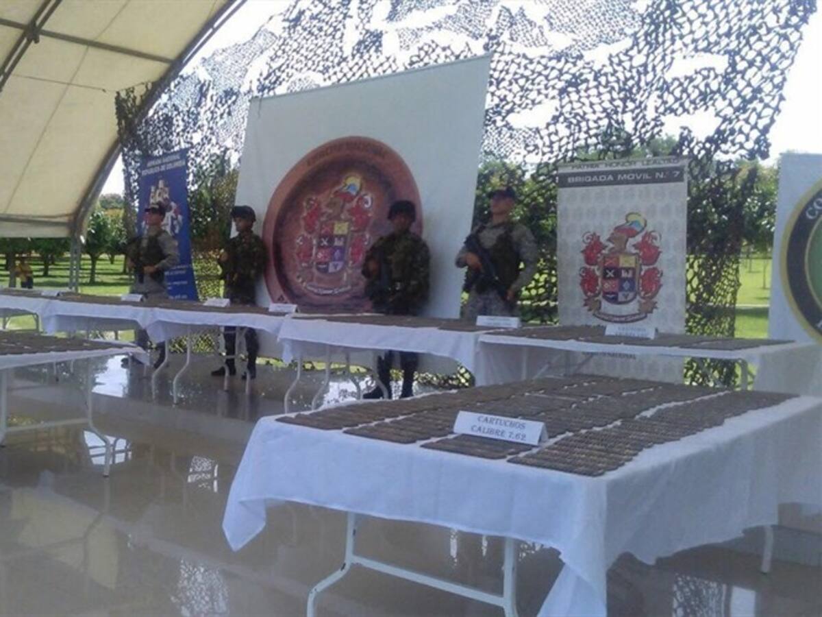 Decomisada gigantesca caleta a disidencias de las Farc