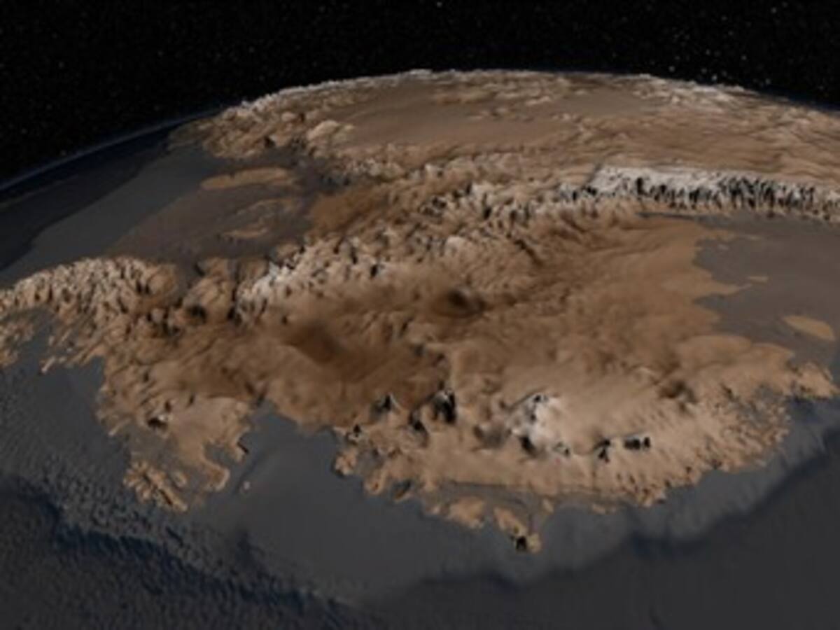 La NASA muestra como sería la Antártida sin hielo