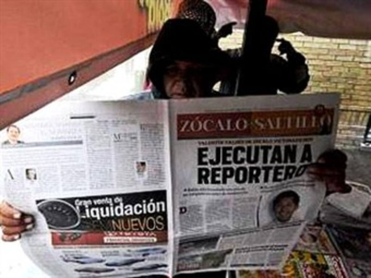 Cifra de periodistas muertos en el 2012 es la más alta de los últimos 15 años