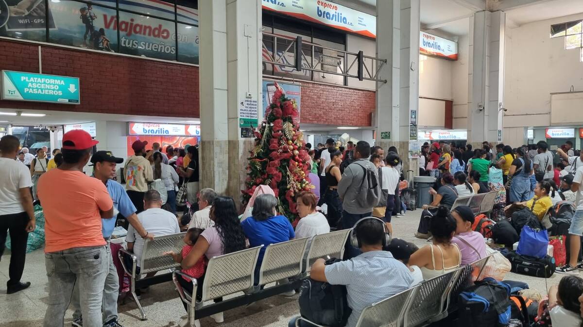 Se reporta alta afluencia de pasajeros en la Terminal de Transporte de Barranquilla