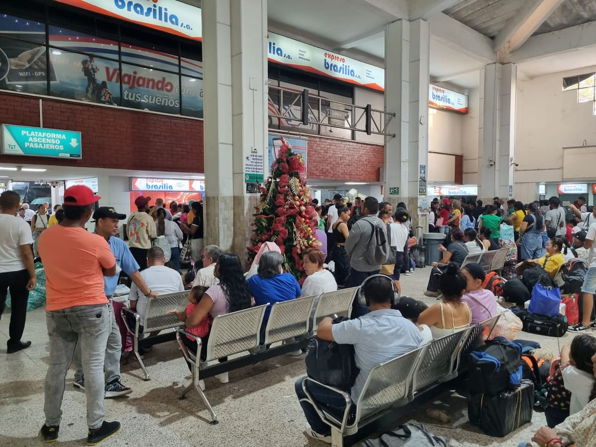 Se reporta alta afluencia de pasajeros en la Terminal de Transporte de Barranquilla