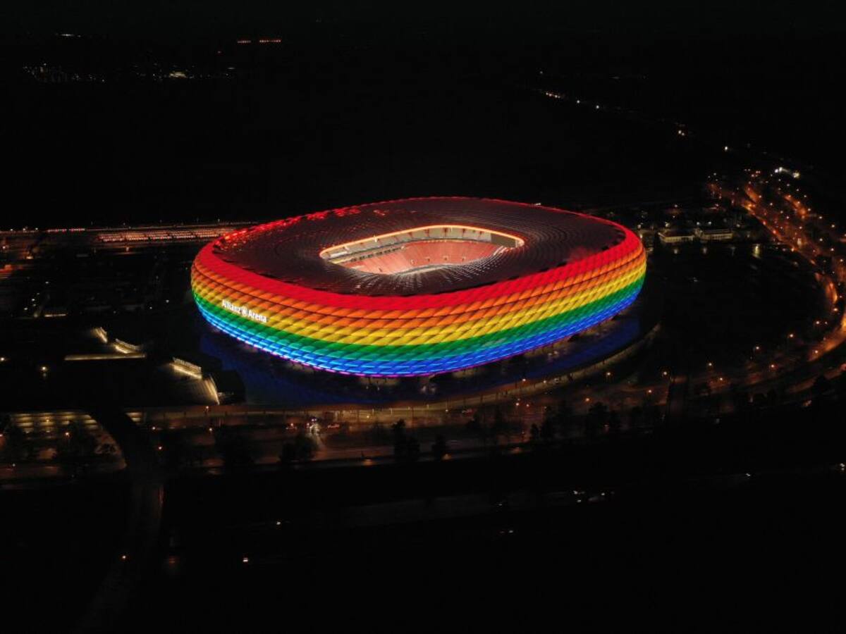 Críticas a la UEFA por rechazo a iluminación LGBTI en estadio de Múnich