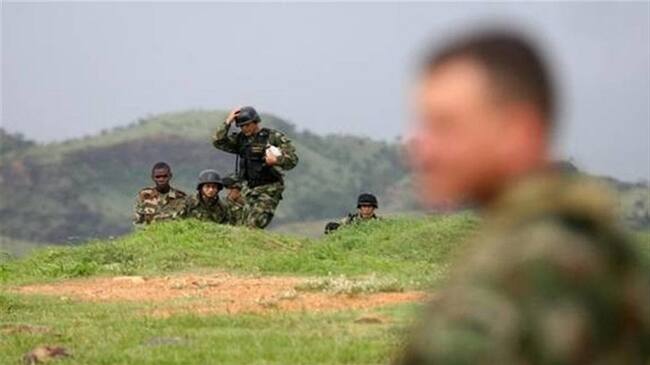 Un suboficial del Ejército herido tras ataque de disidentes de las Farc en Cauca. Foto: Colprensa