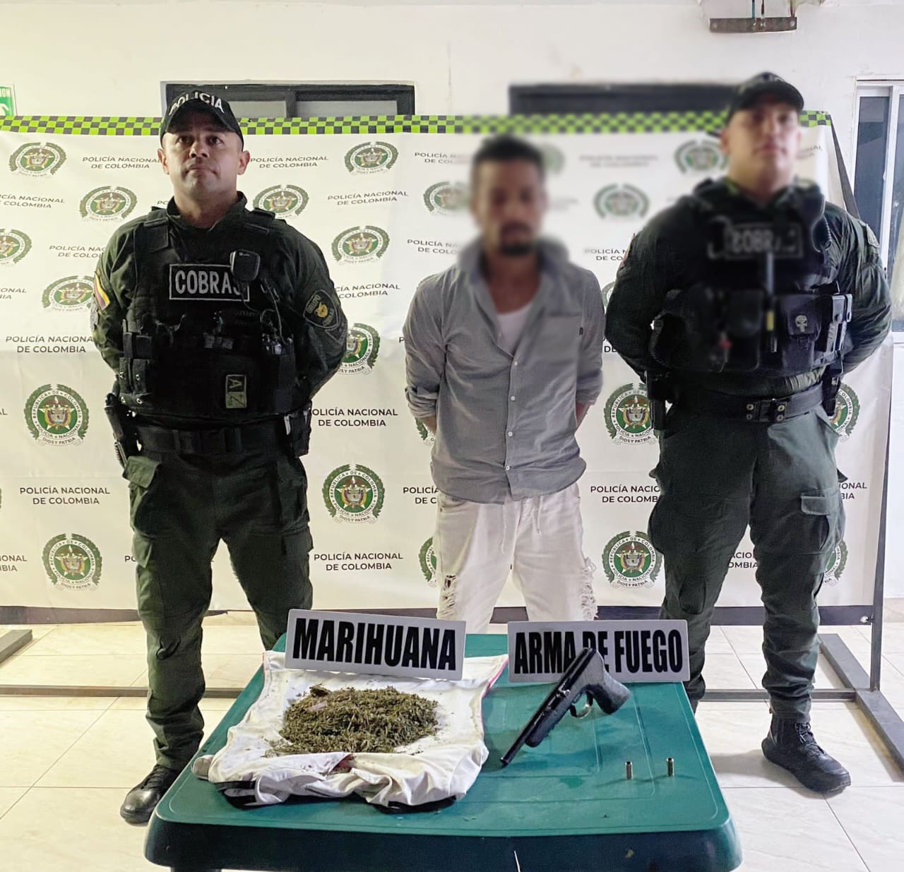 Volvió a  caer  'chiva renca' en Campoalegre.