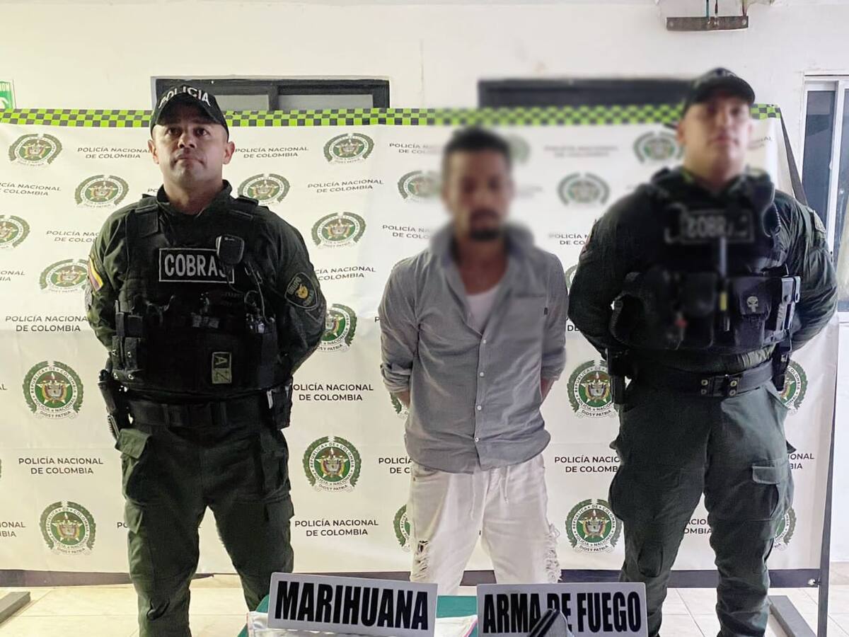 Volvió a caer ‘chiva renca’ en Campoalegre, esta vez armado y con marihuana