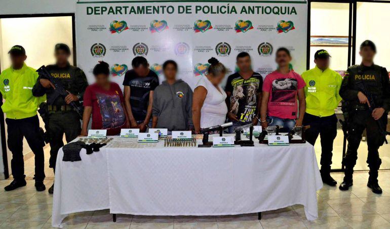 Autoridades capturaron integrantes de red de apoyo de los Úsuga. 