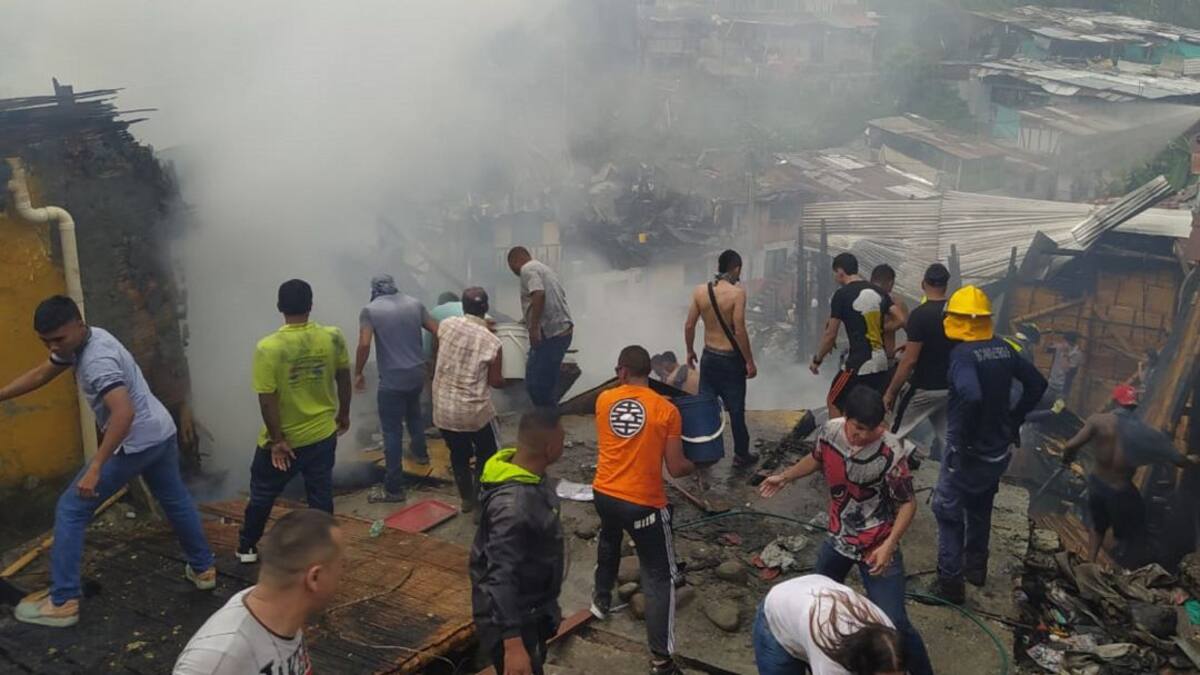 Informe damnificados incendio en Armenia