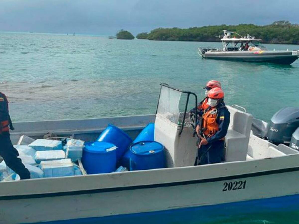 Armada incautó cargamento de cocaína avaluado en 14 millones de dólares