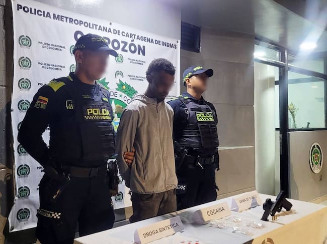 Cayó 'El Perilla'. // Policía Metropolitana de Cartagena