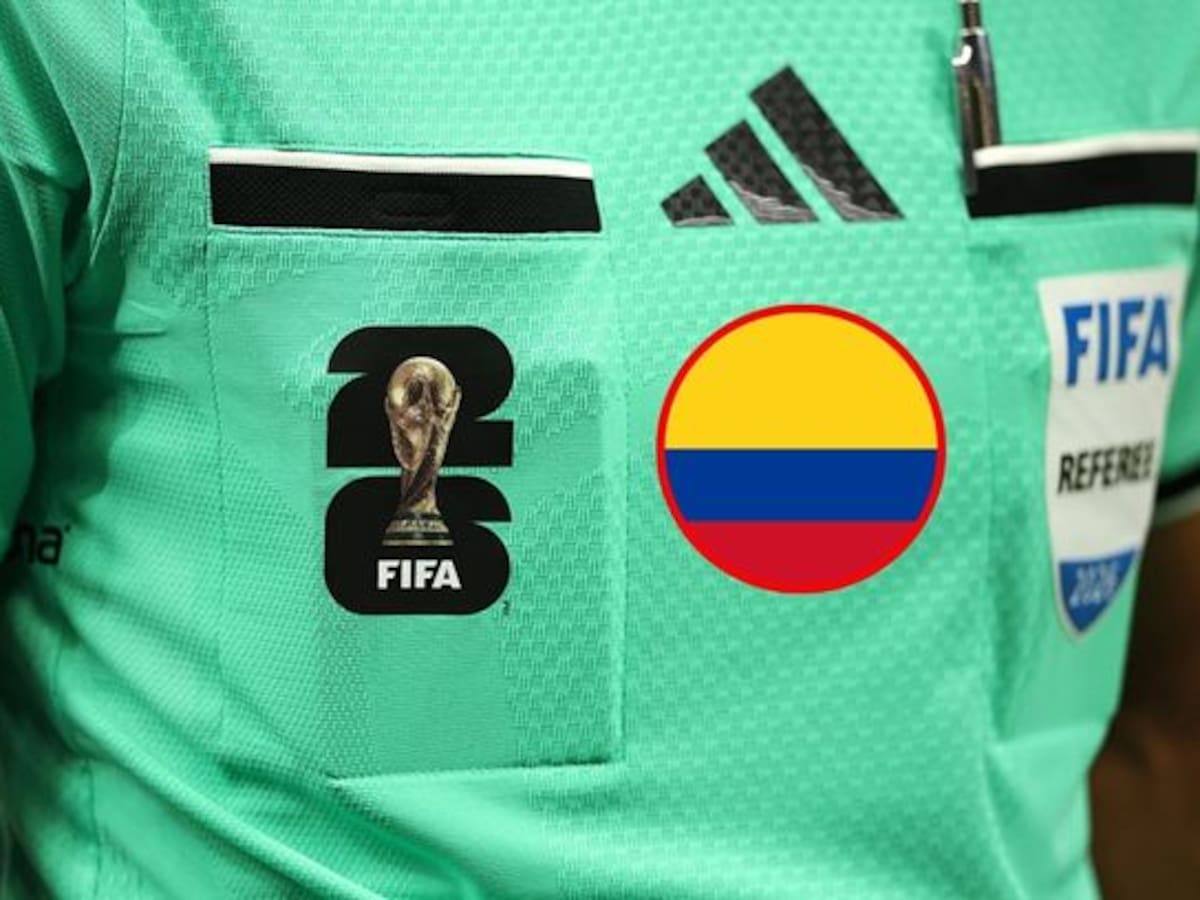 Dos árbitros colombianos fueron designados para su primer partido en el Mundial 2026