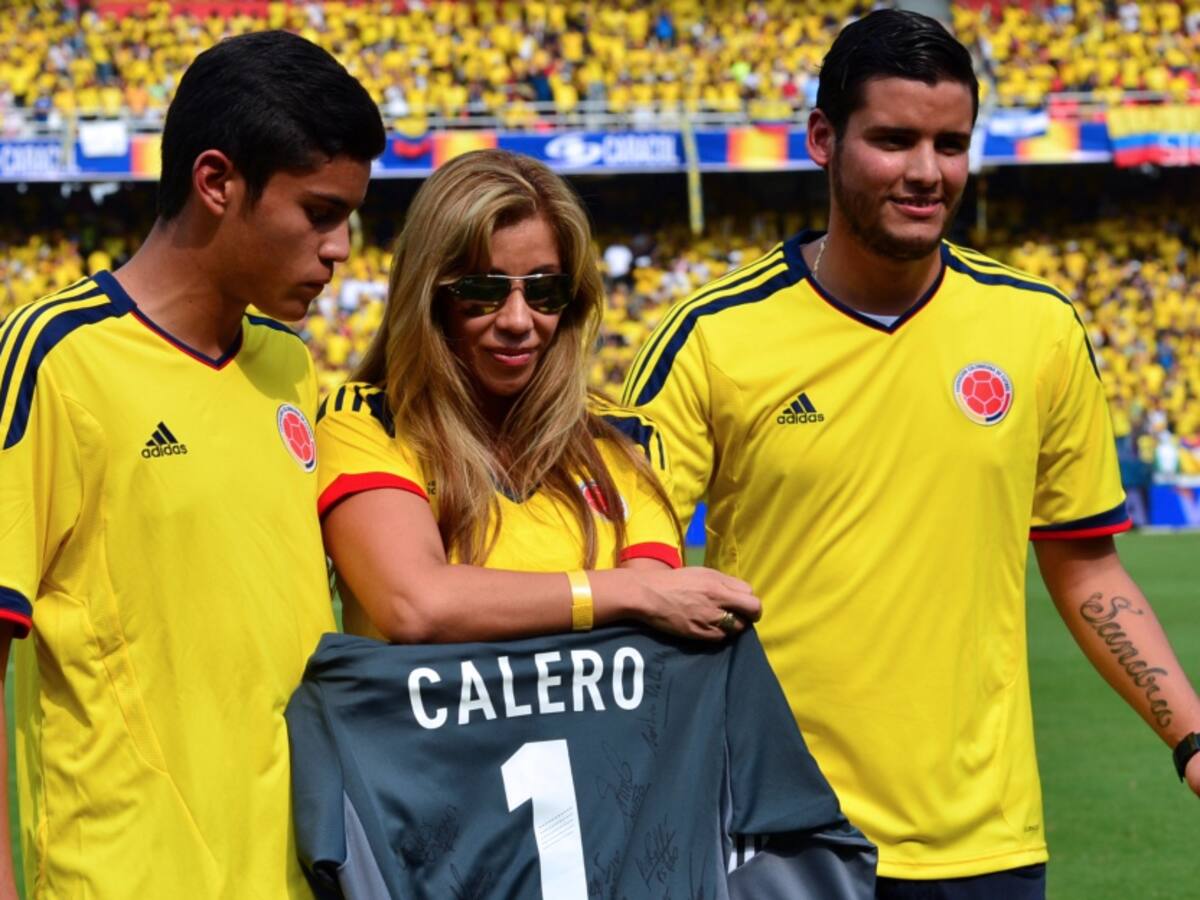 Esposa e hijo de Miguel Calero le rindieron homenaje en El Alargue