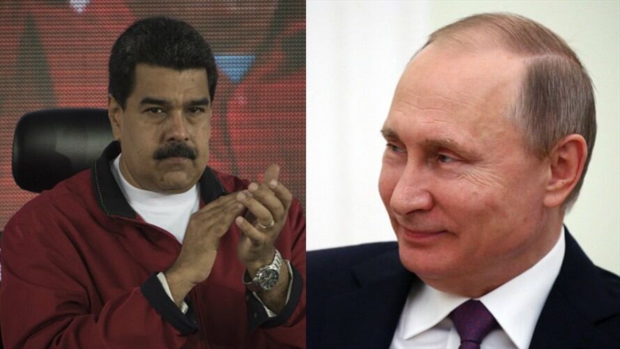 Nicolás Maduro y Vladímir Putin. Foto: Getty Images