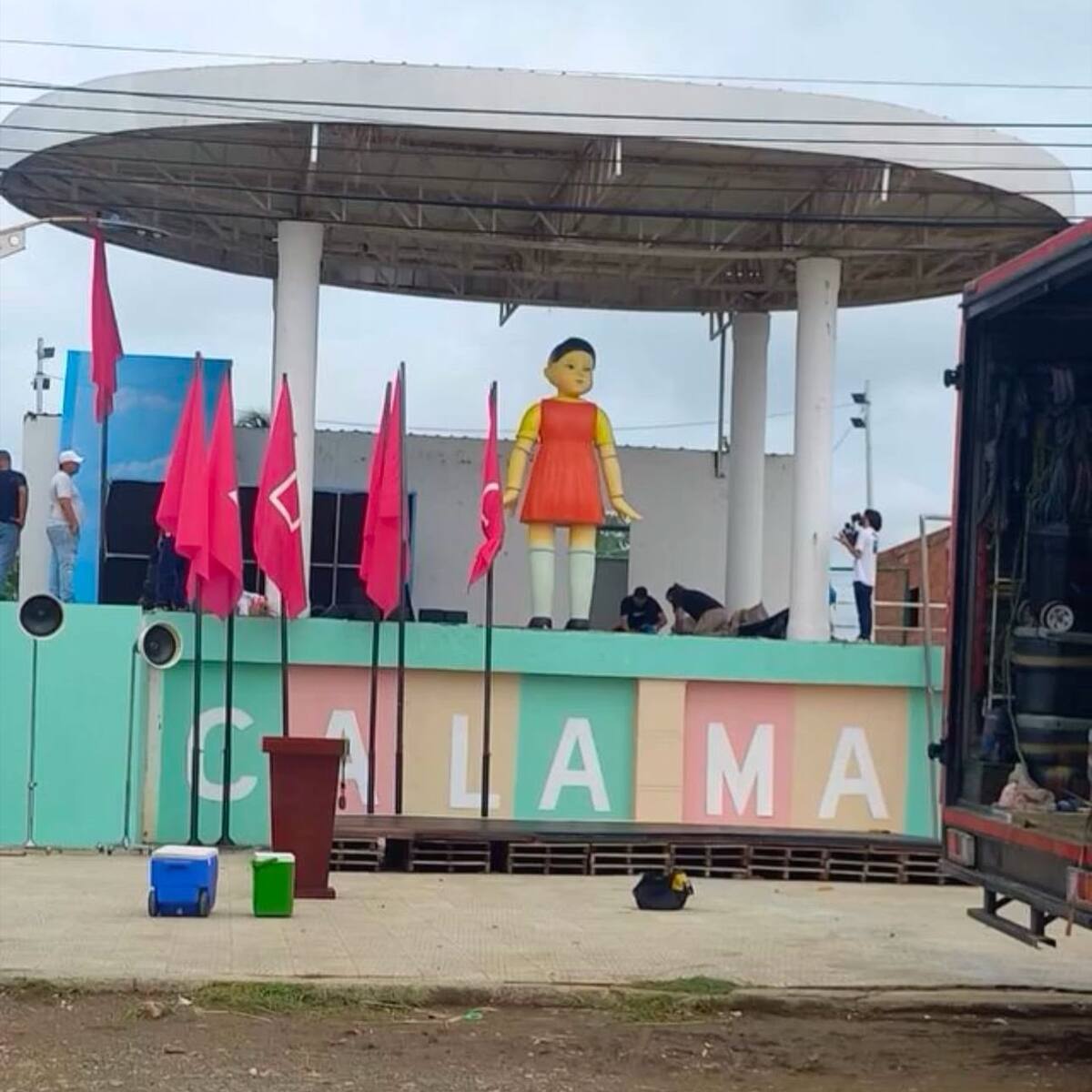 Calamar: la población bolivarense que es “tendencia” por una serie de Netflix