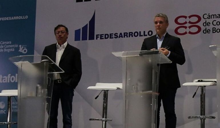 Gustavo Petro, Iván Duque