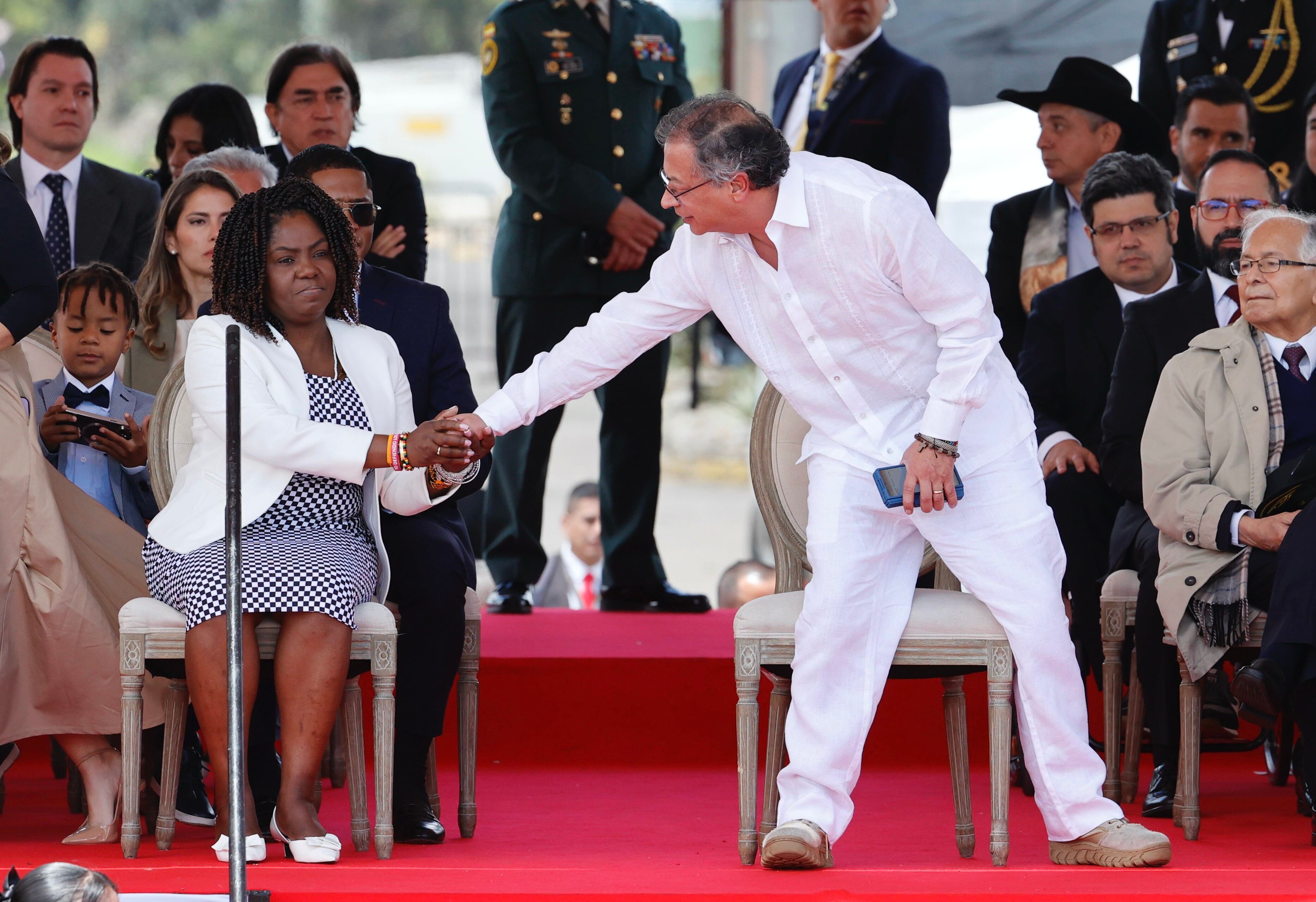 Presidente Petro y vicepresidenta Francia Márquez. Foto: EFE/ Mauricio Dueñas Castañeda
