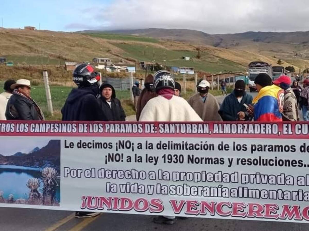 Santander: campesinos convocan a paro y bloqueos HOY lunes 21 de octubre