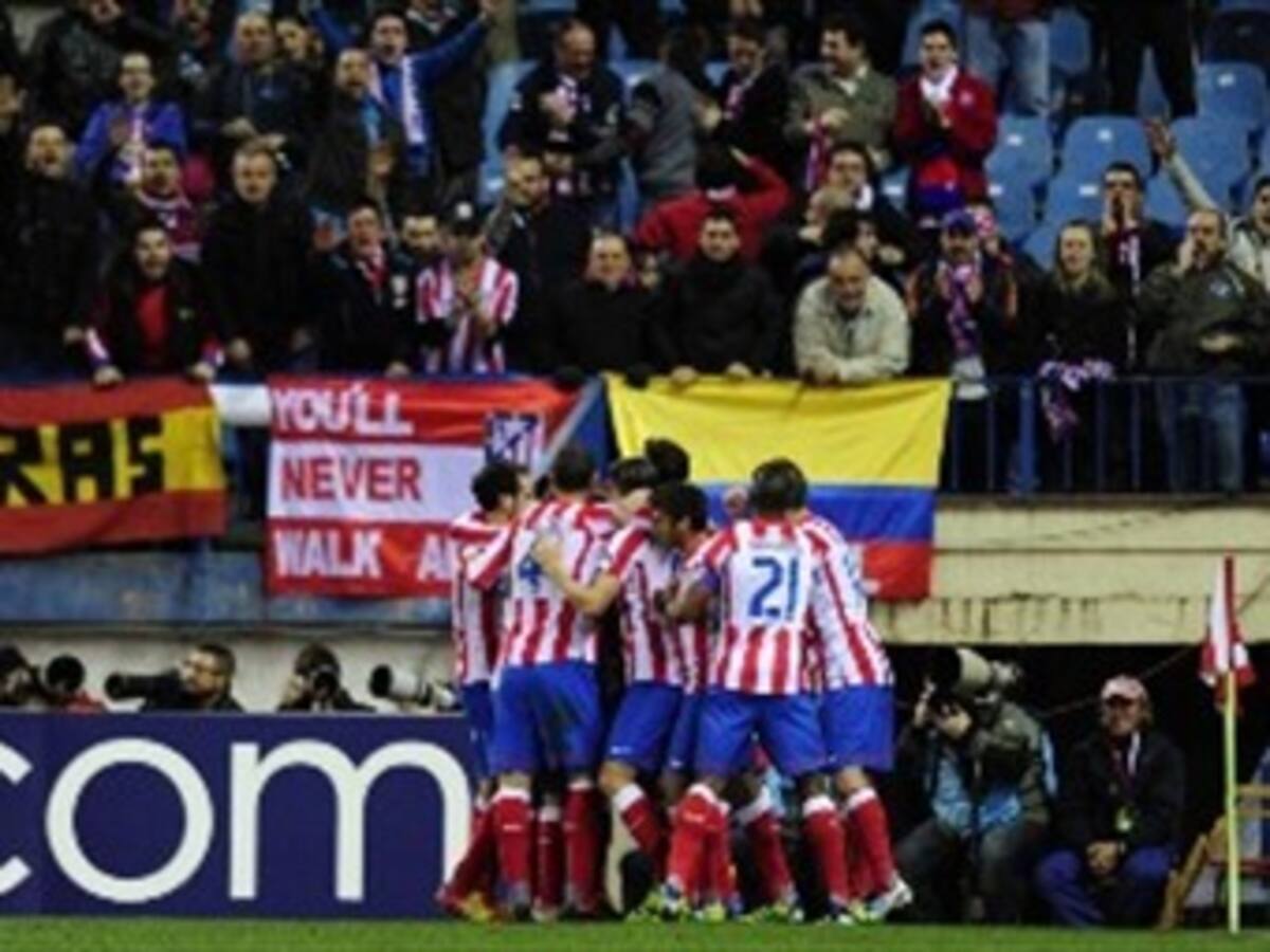 Falcao no anota pero el Atlético derrota 3-1 a Besiktas en juego de octavos de la Liga Europa