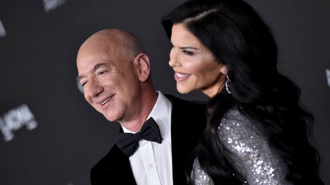 Jeff Bezos y Lauren Sánchez