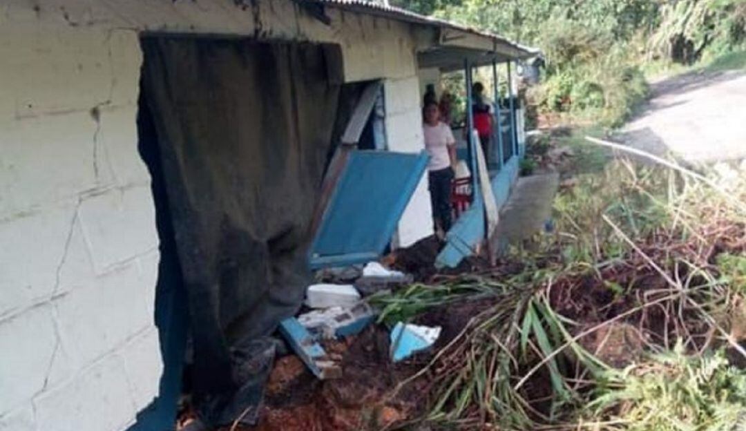 Deslizamientos en Samaná