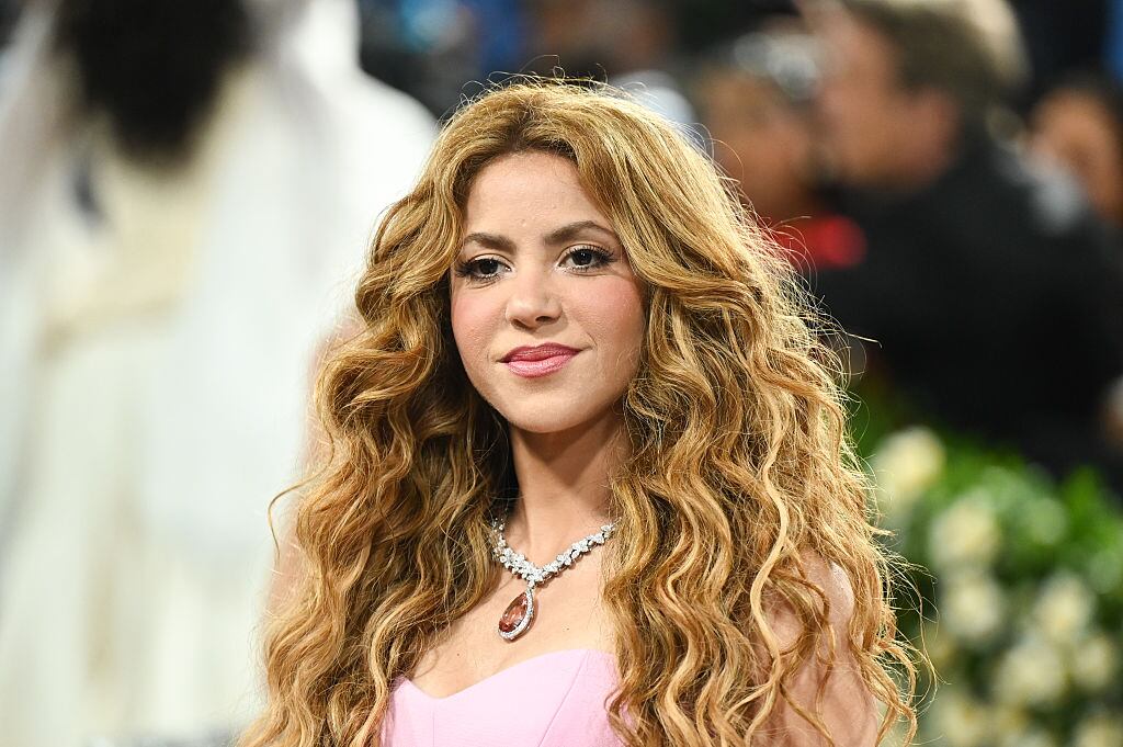 Shakira at The 2025 Met Gala Celebrating "Superfine: Tailoring Black Style" held at the Metropolitan Museum of Art on May 05, 2025 in New York, New York. (Photo by Gilbert Flores/Variety via Getty Images)