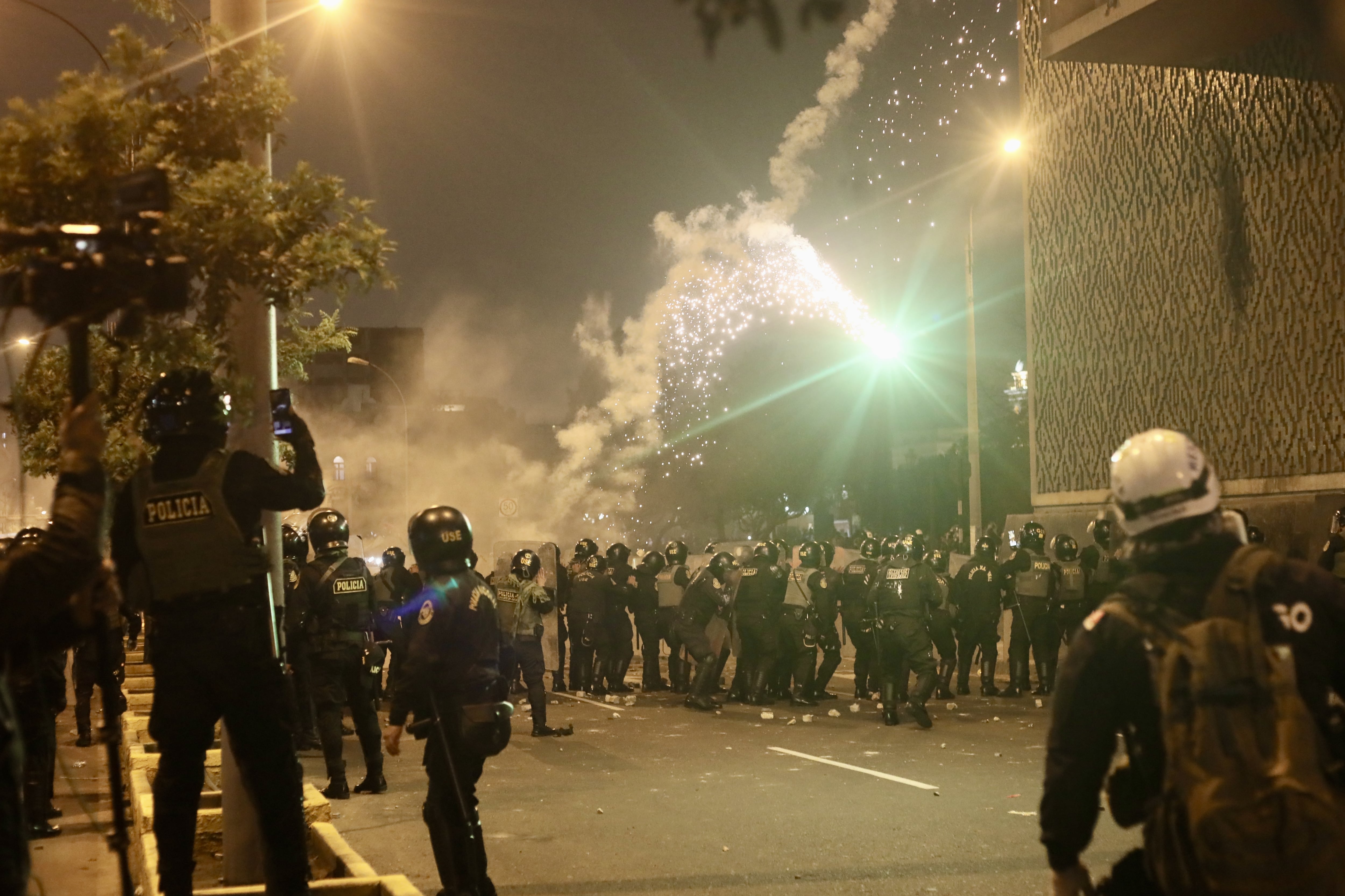 Protestas de la generación Z en Perú. Foto: Klebher Vasquez/Anadolu via Getty Images