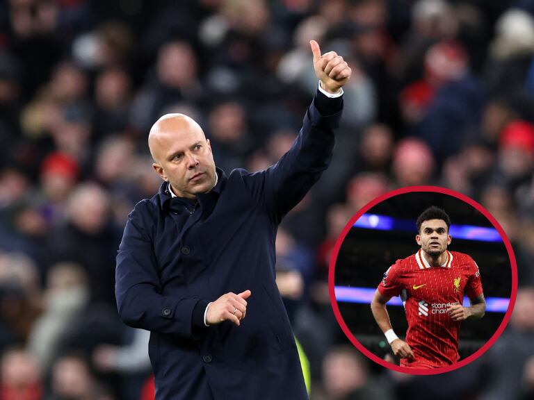 Arne Slot, técnico de Liverpool sobre Luis Díaz