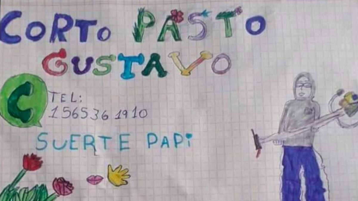 Le puse el alma: Mailén, sobre dibujo con el que su papá consiguió empleo