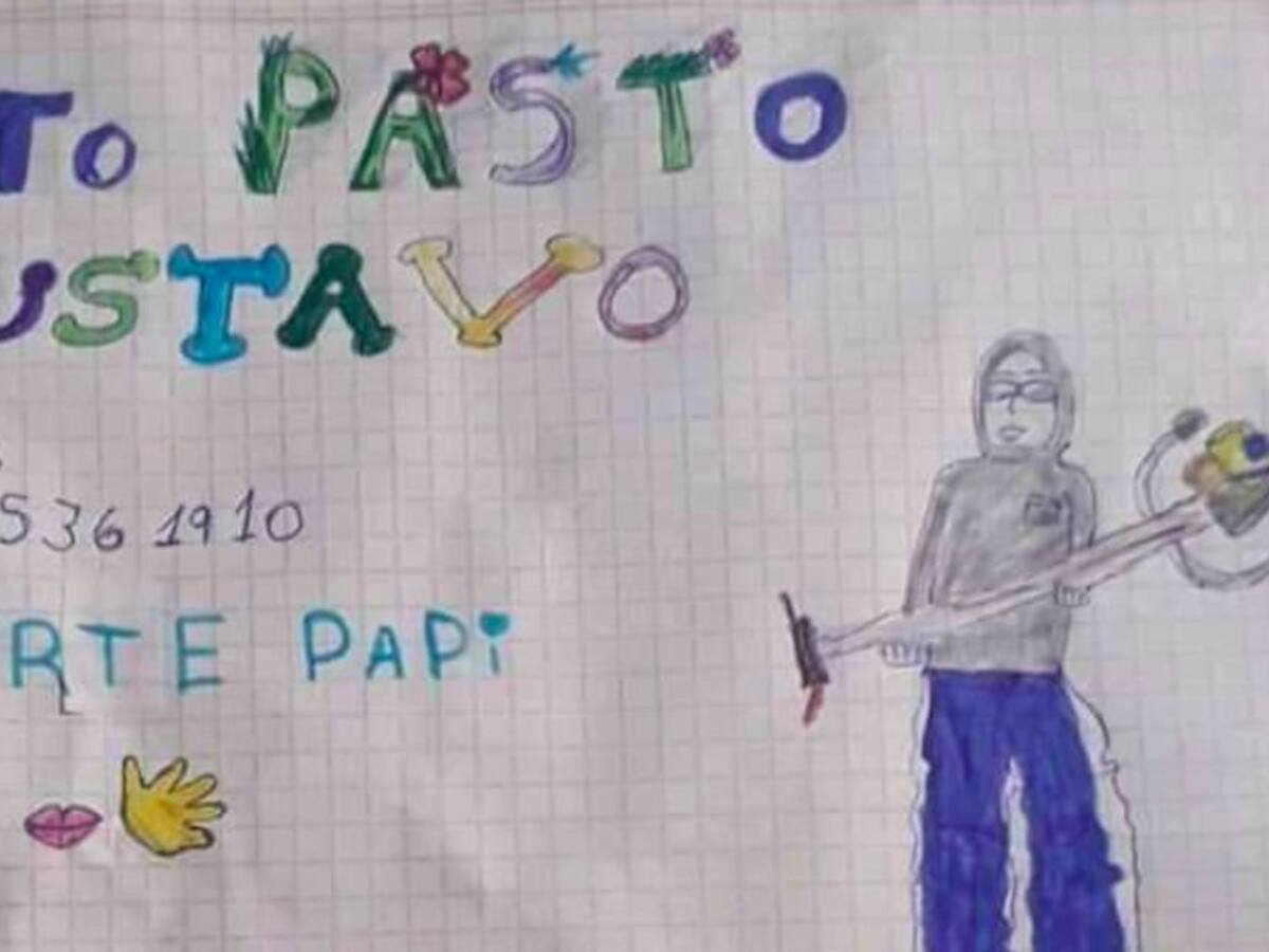 Le puse el alma: Mailén, sobre dibujo con el que su papá consiguió empleo