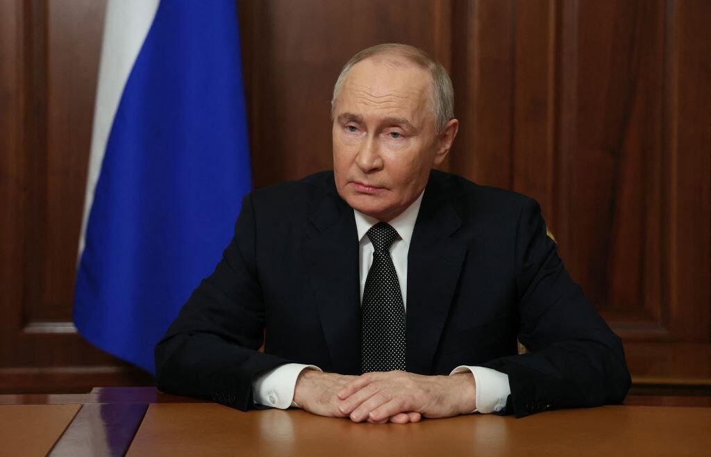 El presidente ruso, Vladimir Putin confirmó que mandó un misil hipersónico de medio alcance contra instalaciones militares rusas. (Foto: Getty)