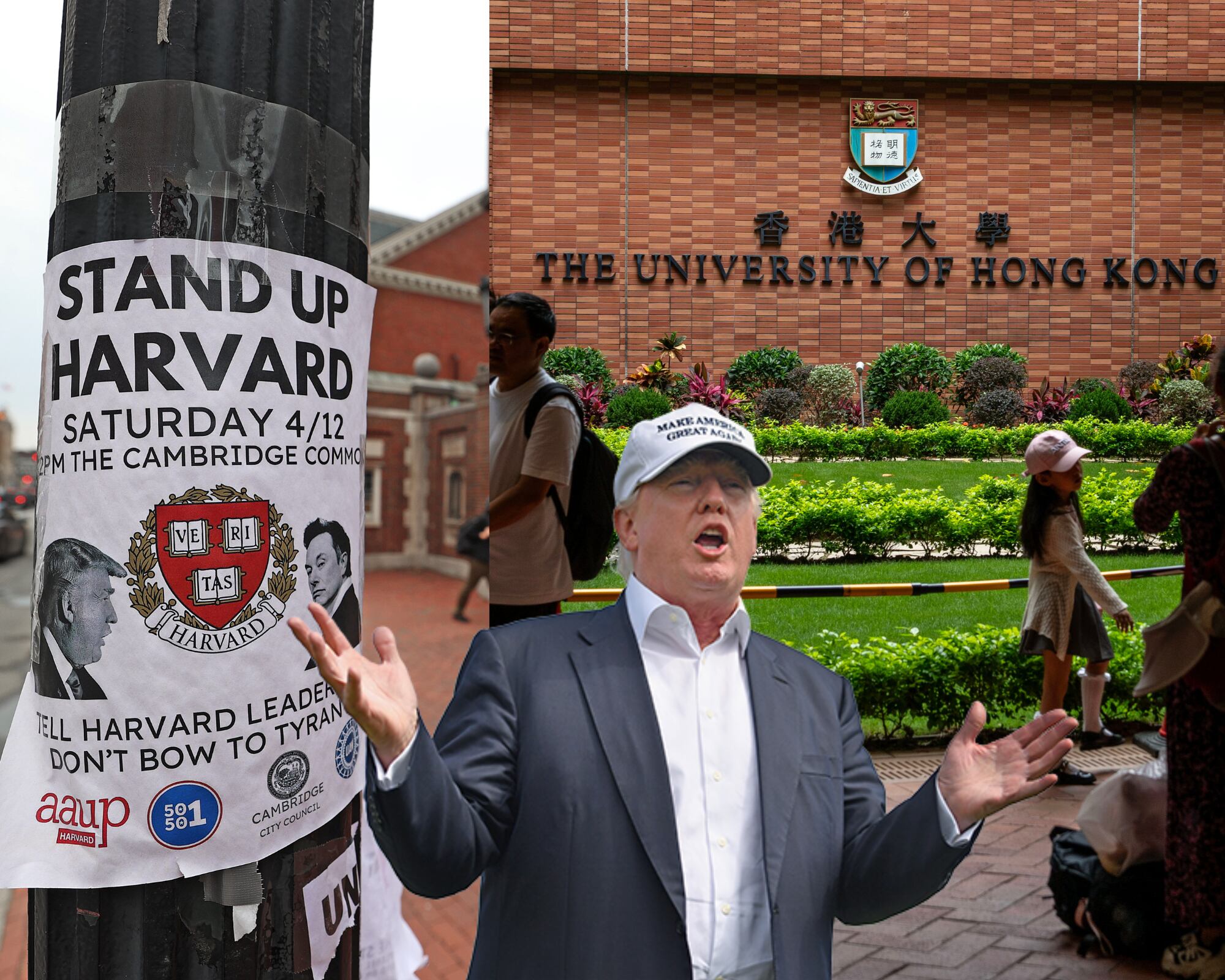 La decisión de las autoridades hongkonesas ocurre luego de que Donald Trump prohibiera a Harvard admitir estudiantes extranjeros.
(Foto: Caracol Radio / Getty )