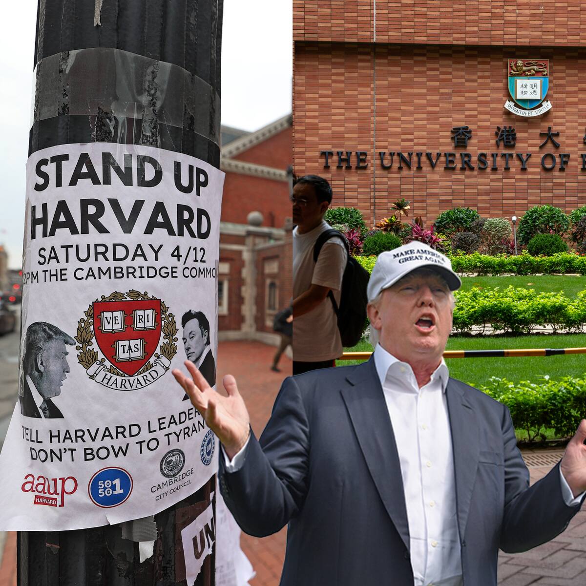 Hong Kong promete recibir estudiantes que no puedan ir a Harvard