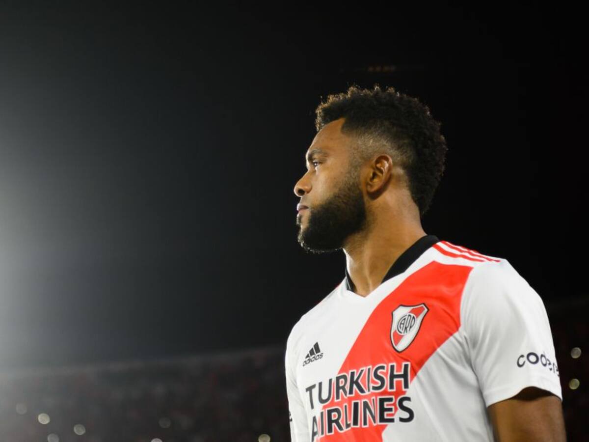 Miguel Ángel Borja se retiró del entrenamiento de River: la razón