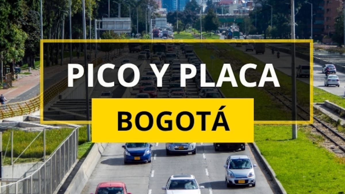 Pico y placa en Bogotá 2026: placas con restricción el 14, 15, 16, 17 y 18 de septiembre