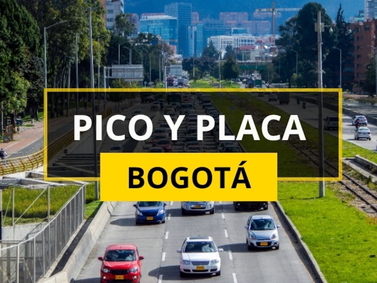 Pico y placa en Bogotá 2026: placas con restricción el 14, 15, 16, 17 y 18 de septiembre
