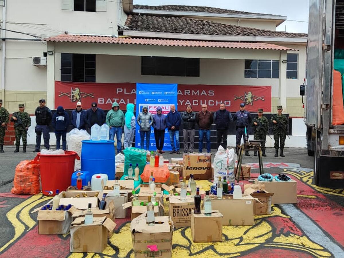 Manizales: 6 personas aceptan cargos por distribución de licor adulterado y otros delitos
