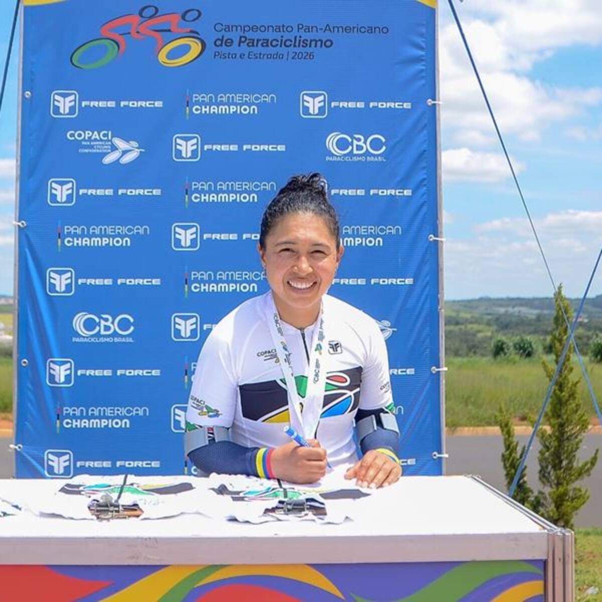 Carolina Munévar brilló en el Campeonato Parapanamericano de Paracycling en Brasil