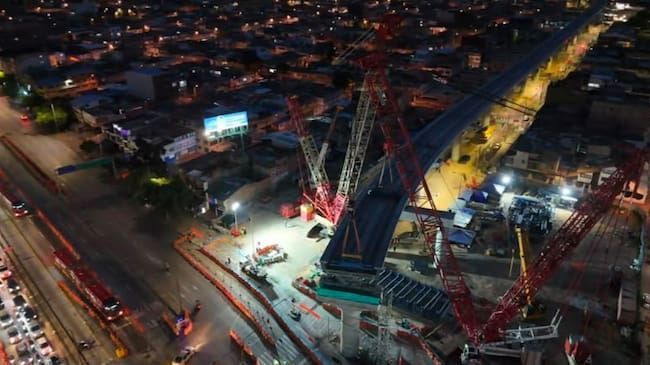 Obras del metro de Bogotá. Foto: suministrada.