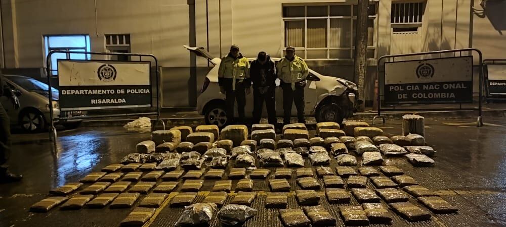 Incautación de estupefacientes en vías de Risaralda - Policía de Risralda