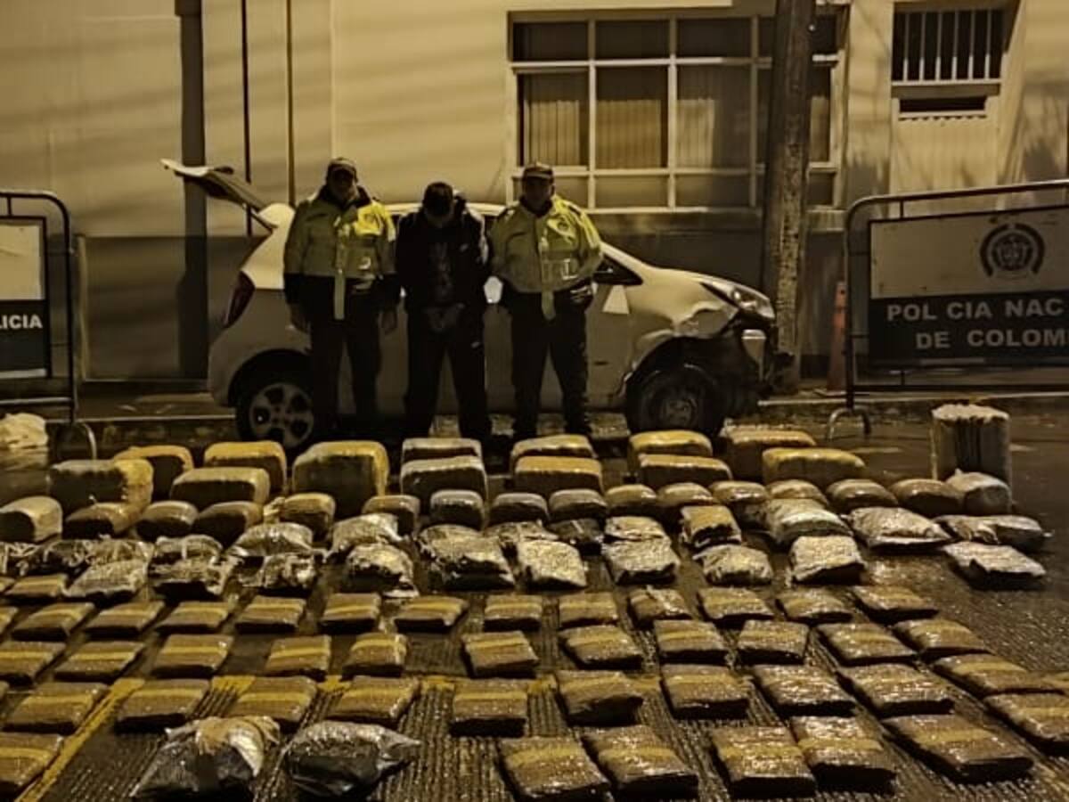 Más de 400 kilogramos de marihuana fueron incautados en vías de Risaralda