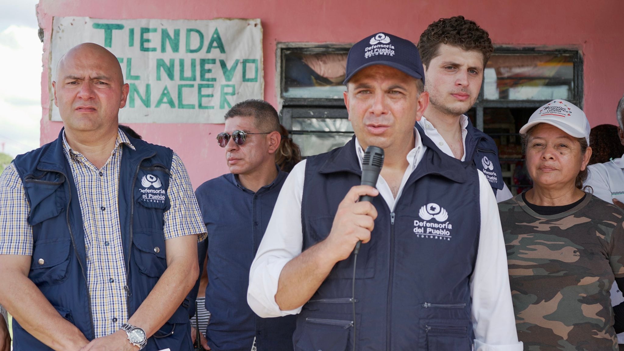 Defensor del Pueblo, Carlos Camargo, en su visita al Atlántico./ Defensoría del Pueblo