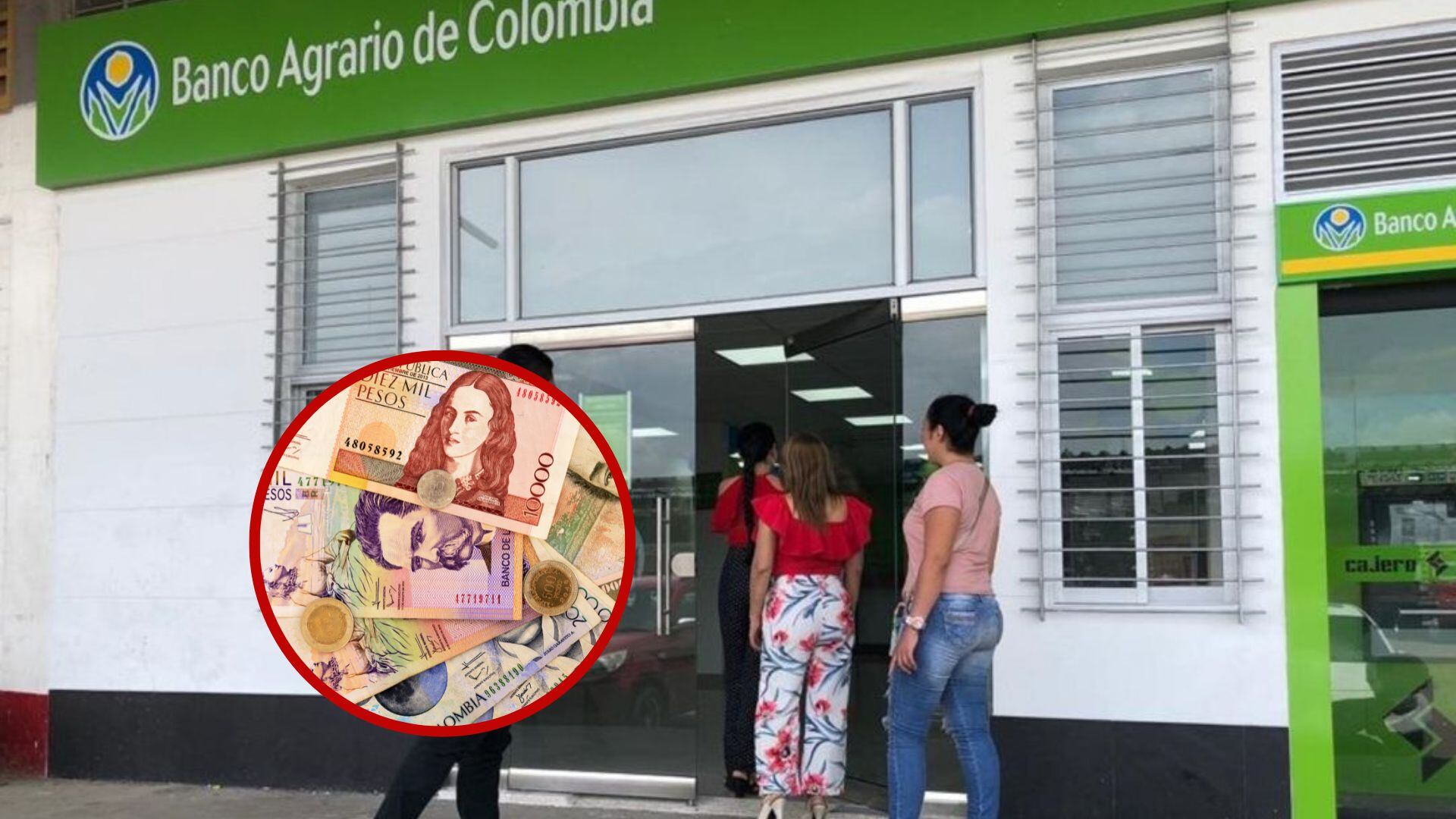 Pagos de Renta Ciudadana en el Banco Agrario. Fotos: Colprensa y Getty Images.