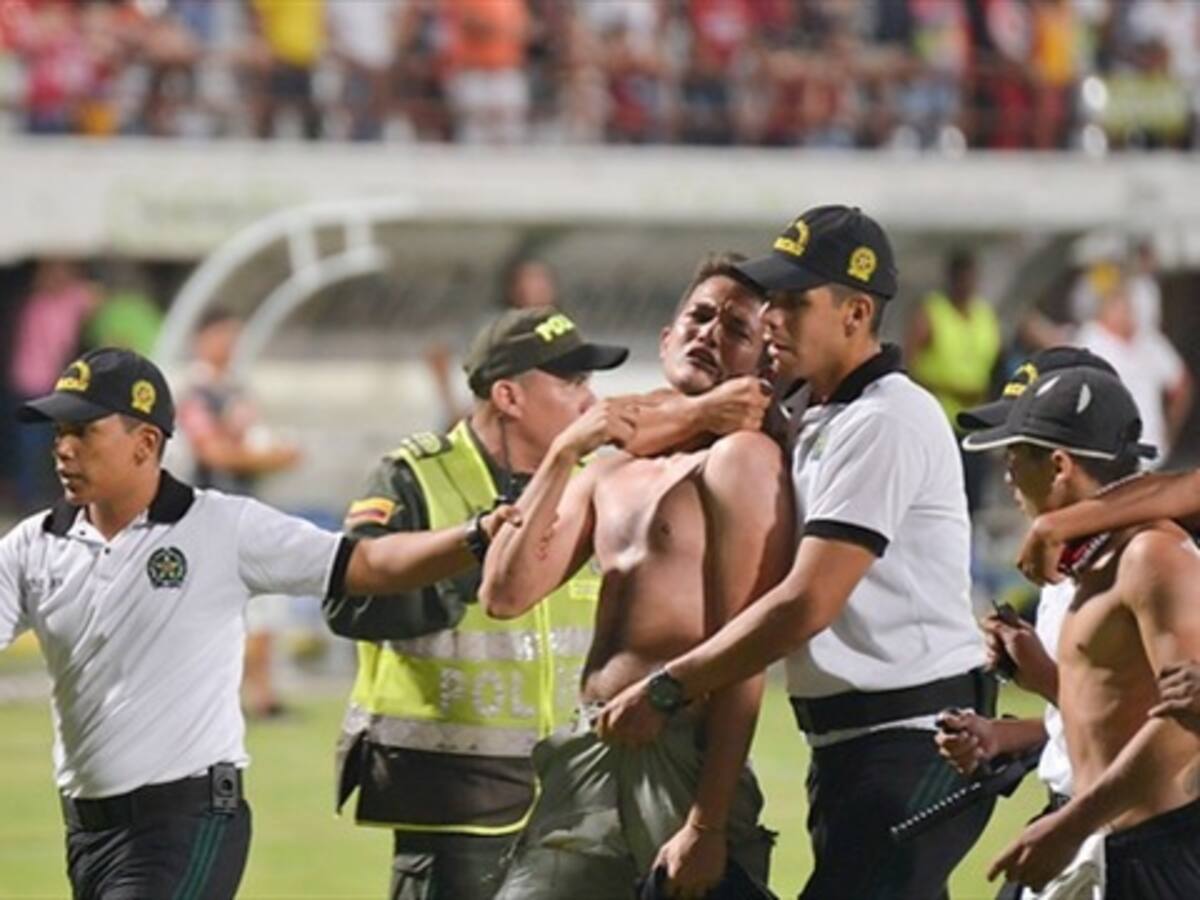Policía en Cúcuta solicitará sanción para el Estado por desmanes de hinchas