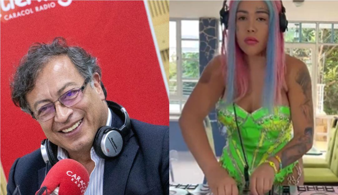 Gustavo Petro y Yina Calderón. 